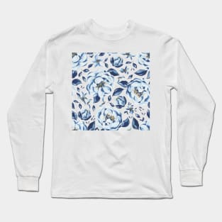 Flower Pattern Long Sleeve T-Shirt